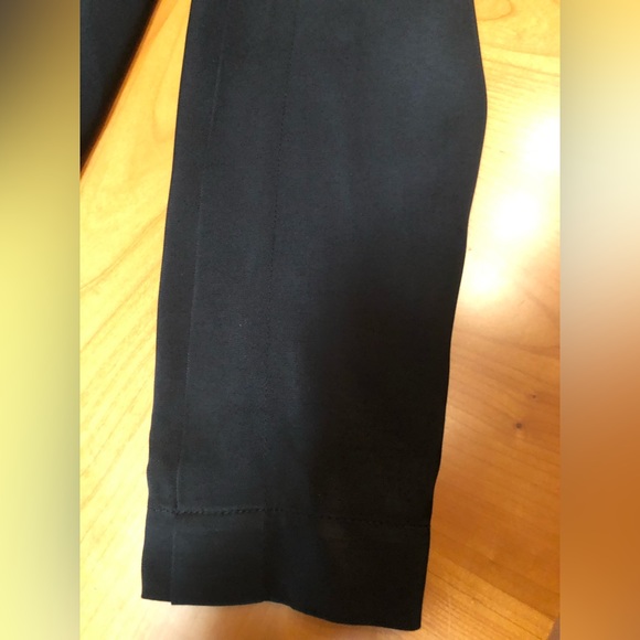 Sandro Paris black blouse , pleated front and sleeves. - Picture 4 of 4